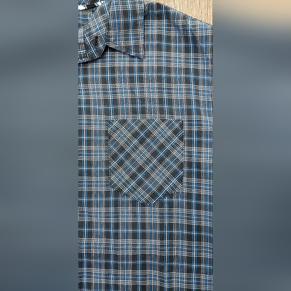 Tony Hawk Men's Plaid Skateboard 🛹  Button-up T Shirt 👕 Size XXL - Picture 8 of 10